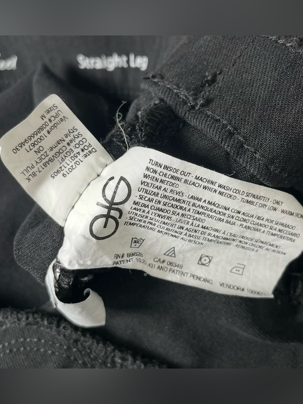 Gloria Vanderbilt Pull On All-Around Slimming Effect Straight Jeans Women’s M - Picture 12 of 12